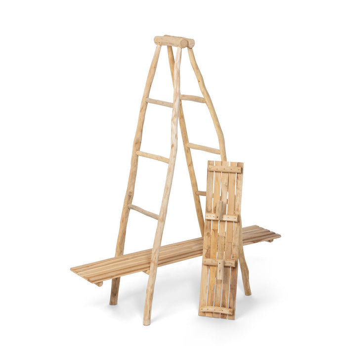 Park Hill Collection Natural Ladder Display Shelf EFC16003
