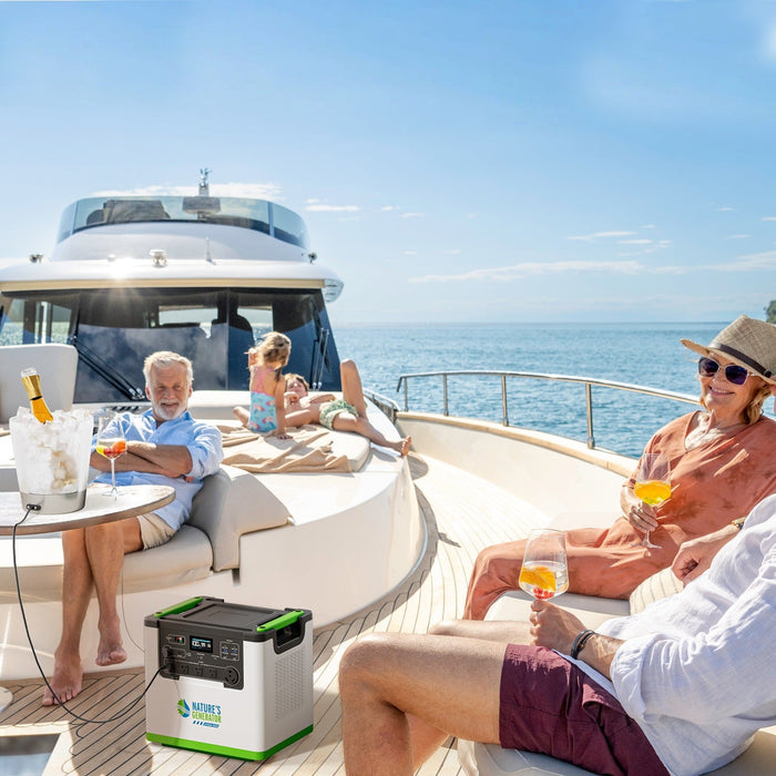 Nature's Generator Lithium 3600 Solar Generator and Transfer Switch