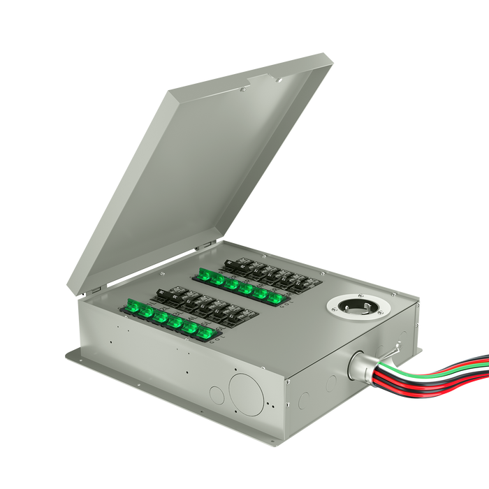12-Circuit 120/240V 50A Non-Automatic Transfer Switch