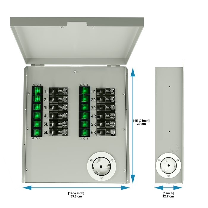 Powerhouse V2 Solar Generator and Transfer Switch