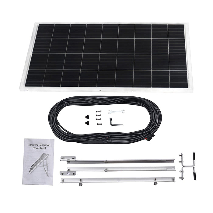 Nature's Generator 200W Rigid Solar Panels w/ cable and connector - Product Image 6