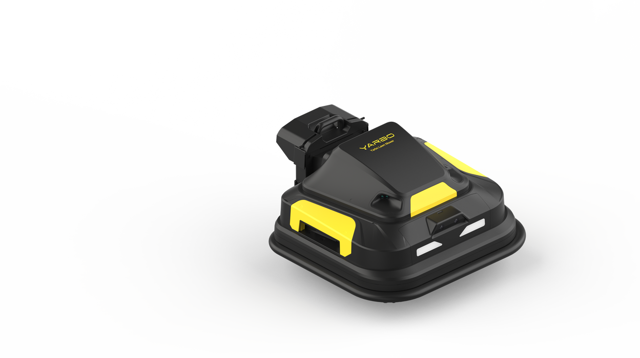 Yarbo autonomous lawn mower module cutting grass on a large residential lawn