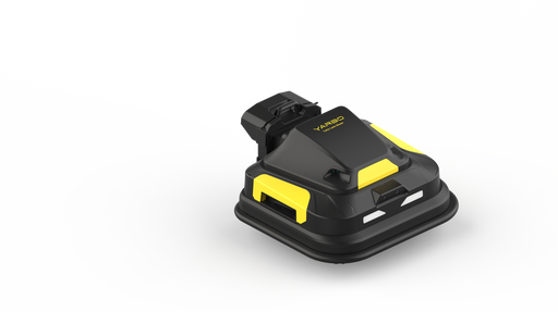 Yarbo autonomous lawn mower module cutting grass on a large residential lawn