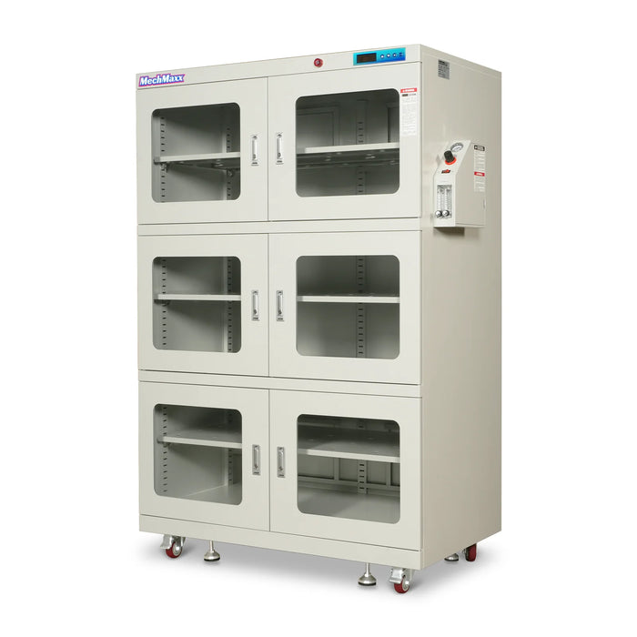 1-60% RH Nitrogen Dry Cabinet 1430L ESD Desiccator Cabinet Low Humidity Storage,  White,  NC1430BW-6