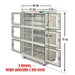 1-60% RH Nitrogen Dry Cabinet 1430L ESD Desiccator Cabinet Low Humidity Storage,  White,  NC1430BW-6