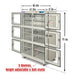 1-60% RH Nitrogen Dry Cabinet 1430L ESD Desiccator Cabinet Low Humidity Storage, NC1430B-6
