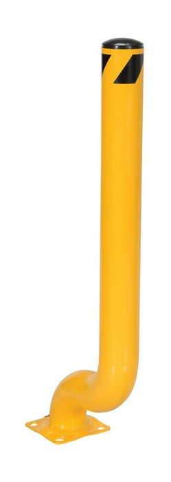 Vestil OBOL-47-4.5 Steel Offset Bollard 18-3/8 in. x 8 in. x 48-1/8 in. Yellow