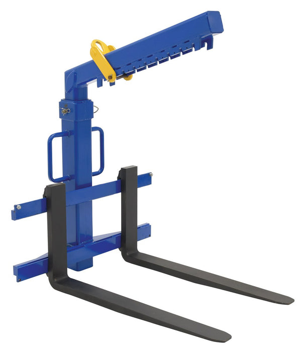 Vestil OLA-4-42-DLX Steel Deluxe Overhead Load Lifter 42 in. Fork Length 4,000 lb. Capacity Blue