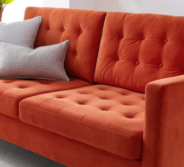 Exalt Tufted Performance Velvet Sofa