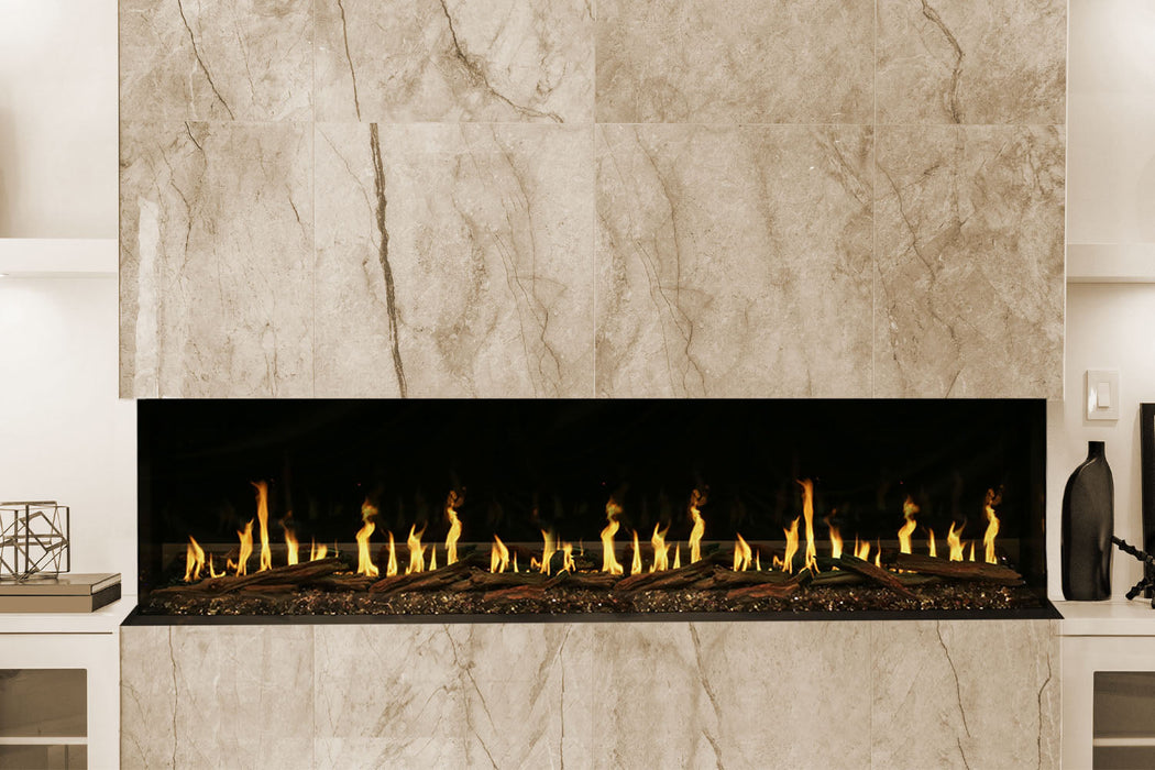 Modern Flames Orion Multi 100" Heliovision Virtual Multi-View Built-In Electric Fireplace Modern Flames
