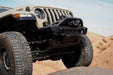 DV8 Offroad 2018-2026 Jeep JL & JT Sway Bar Disconnect Skid Plate – on the trail, image 5 of 20