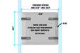 Orion Van Gear Gen 1 Flat High Performance Starlink Mounting Brackets - Close-Up
