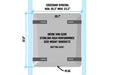Orion Van Gear Gen 1 Flat High Performance Starlink Mounting Brackets - Detail View