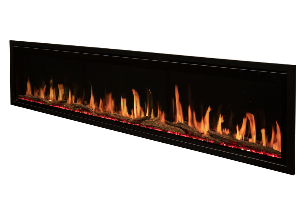 Modern Flames Orion Slim 100" Heliovision Virtual Recessed / Wall Mount Electric Fireplace Modern Flames