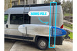 Orion Van Gear Promaster Stealth+ Board Pole Vehicle Accessories - Detail View