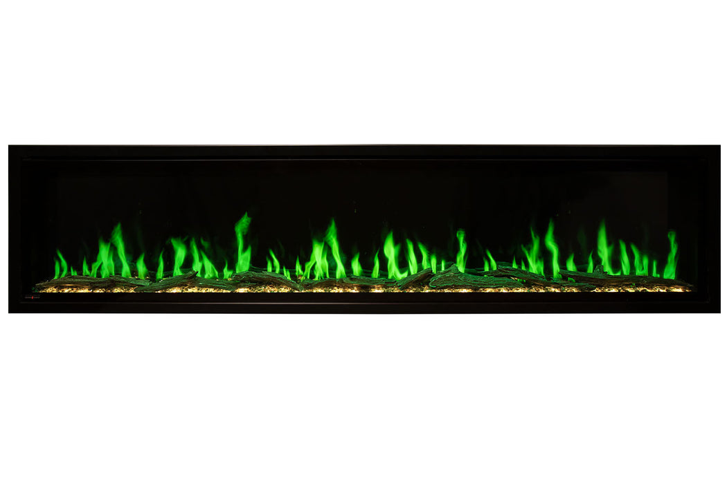 Orion Slim 76" Heliovision Virtual Recessed / Wall Mount Electric Fireplace - view 22