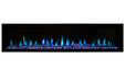 Orion Slim 76" Heliovision Virtual Recessed / Wall Mount Electric Fireplace - view 25
