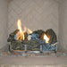 The Outdoor Greatroom Ceramic Fiber Log Set Fire Pit - Close-Up