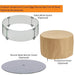 The Outdoor Greatroom Bronson Block Round Gas Fire Pit Kit | BRON52 - View 13