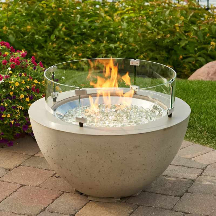 The Outdoor Greatroom Cove Round Gas Fire Pit Bowl