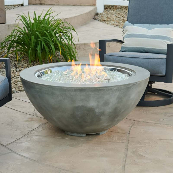 The Outdoor Greatroom Cove Round Gas Fire Pit Bowl
