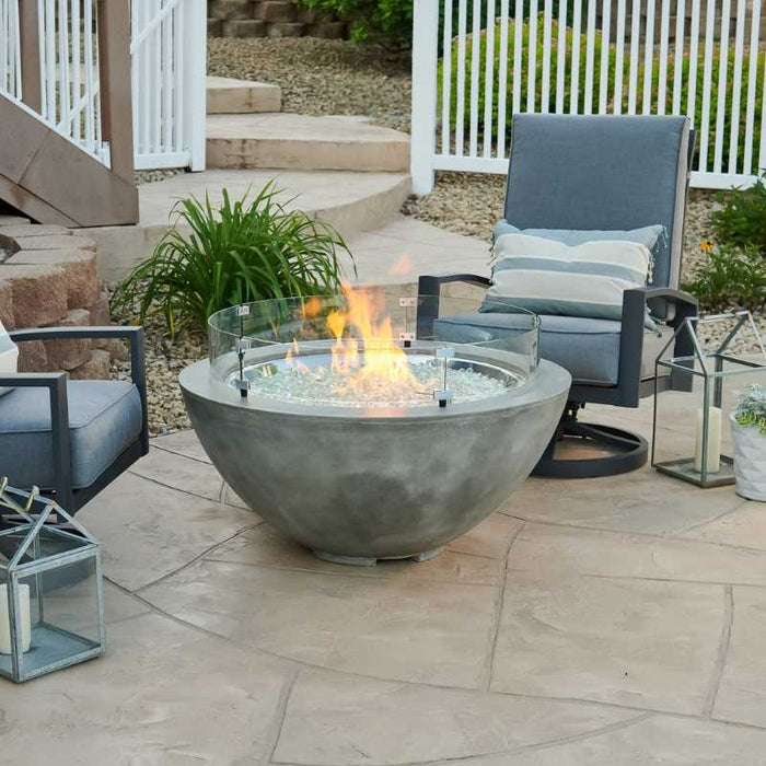The Outdoor Greatroom Cove Round Gas Fire Pit Bowl