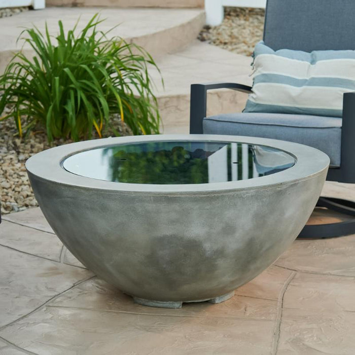 The Outdoor Greatroom Cove Round Gas Fire Pit Bowl