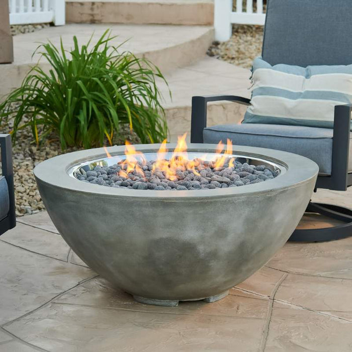 The Outdoor Greatroom Cove Round Gas Fire Pit Bowl