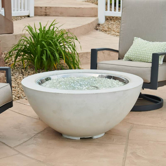 The Outdoor Greatroom Cove Round Gas Fire Pit Bowl