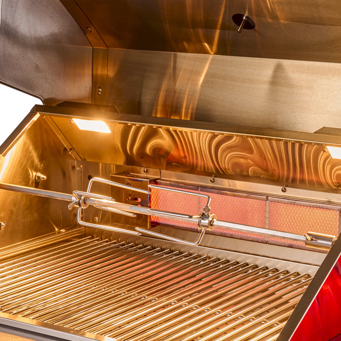 Forno Rimini Outdoor Kitchen 30-Inch BBQ 62,000 BTU, 4.8 cu.ft. Beverage Center, Stainless Steel Sink, White Countertops (FODKT2575WHT)