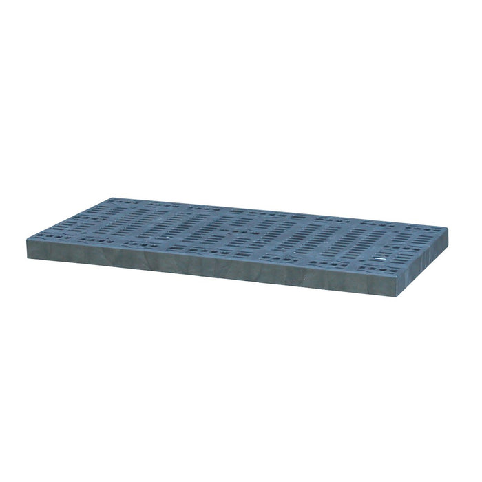 Vestil P-2448-2.625 Heavy Density Polyethylene Add-A-Level Base 48 in. x 24 in. x 2-7/8 in. 250 lb. Capacity Black