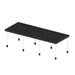 Vestil P-3696-2.625-A Heavy Density Polyethylene Add-A-Level Add-On 96 in. x 36 in. x 2-5/8 in. 250 lb. Capacity Black