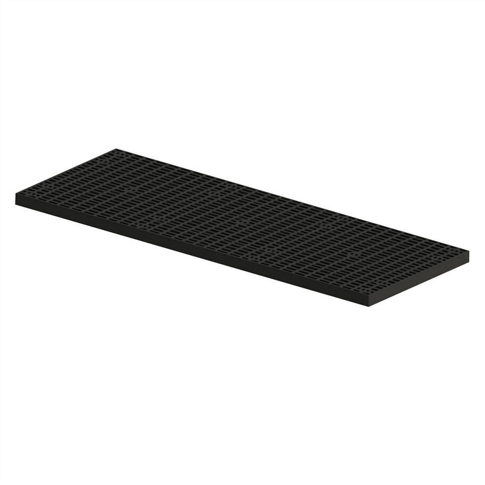 Vestil P-3696-2.625 Heavy Density Polyethylene Add-A-Level Base 96 in. x 36 in. x 2-7/8 in. 250 lb. Capacity Black
