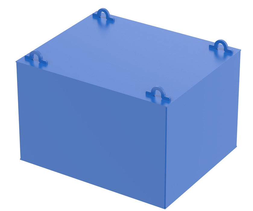 Vestil P-JIB-BALL-2 Steel Cantilever Hoist Ballast 16-1/2 in. x 27 in. x 24 in. 2,000 lb. Capacity Blue