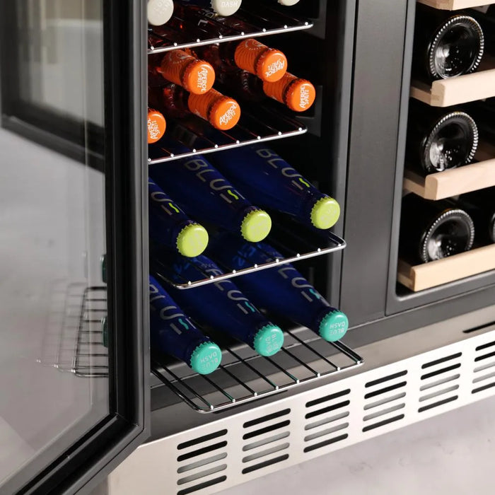 Empava EMPV-BR07D dual zone beverage cooler, 23.46 x 22.36 x 32.28 inches