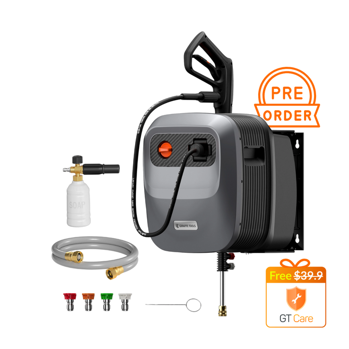 Giraffe Tools US Grandfalls Retractable Pressure Washer G20