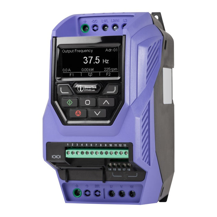 Invertek OptiDrive™ P2, Performance 0.75 kW (1Hp),4.3A