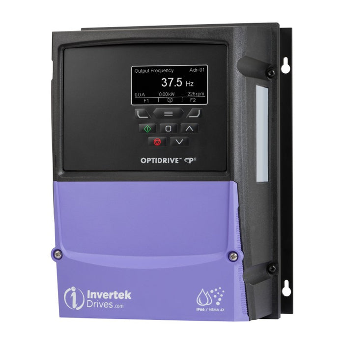 Invertek OptiDrive™ P2, Performance 0.75 kW (1Hp),2.2A