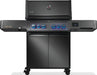 Napoleon Phantom Prestige 500 Connected, Propane Gas Grill with Infrared Side and Rear Burner, Matte Black - Napoleon