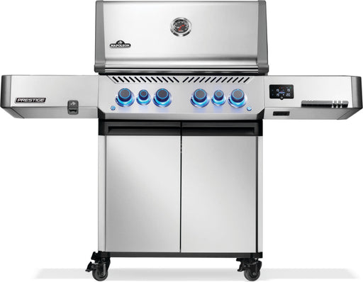 Napoleon Prestige 500 Connected, Natural Gas Grill with Infrared Side and Rear Burner, Stainless Steel - Napoleon