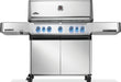 Napoleon Prestige 665 Propane Gas Grill with Infrared Side and Rear Burner, Stainless Steel - Napoleon