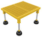 Vestil PAHW-H-1924 Steel Portable Adjustable Height Grip Strut Worker Stand High 24-3/16 in. x 21-3/4 in. x 11-1/2 in. 500 lb