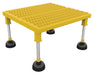 Vestil PAHW-H-2424 Steel Portable Adjustable Height Grip Strut Worker Stand High 26-1/4 in. x 24-3/16 in. x 11-1/2 in. 500 lb