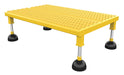 Vestil PAHW-L-2436 Steel Portable Adjustable Height Grip Strut Worker Stand Low 38-5/8 in. x 24-3/16 in. x 8-3/4 in. 500 lb. 