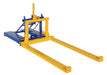 Vestil PAL-D/R Steel Pallet Dumper/Retainer 52 in. Long Forks 2,000 lb. Capacity Blue
