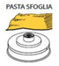 AMPTO ACTRMPF11 bronze pasta die - Pasta Sfoglia (Sheet)