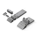 100-inch Manual Sheet Metal Brake - 12 Gauge Bending Capacity, Adjustable Fingers, 8 Ft. Heavy-Duty Steel Construction, Precision Bending for Box and Pan PB10012