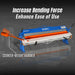 48" Manual Pan and Box Brake - 16 Gauge Mild Steel Capacity, 135° Bending Angle, 16 Precision Fingers, Durable Construction for Accurate Bends"