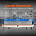 48" Manual Pan and Box Brake - 16 Gauge Mild Steel Capacity, 135° Bending Angle, 16 Precision Fingers, Durable Construction for Accurate Bends"