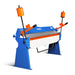 80-inch Manual Sheet Metal Brake - 12 Gauge Bending Capacity, Adjustable Fingers, 6 Ft. Heavy-Duty Steel Construction for Precision Bending PB8012